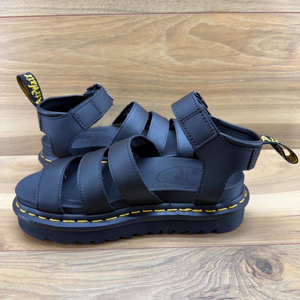 Dr.Martens Blaire Sandals Womens 5 Black Chunky Platform Grunge Edgy Streetwear - Picture 6 of 11